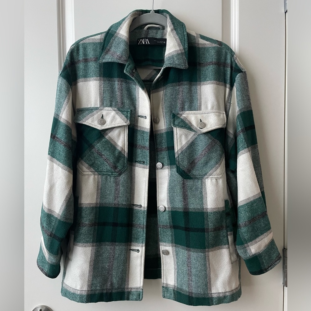 Zara Plaid Shacket